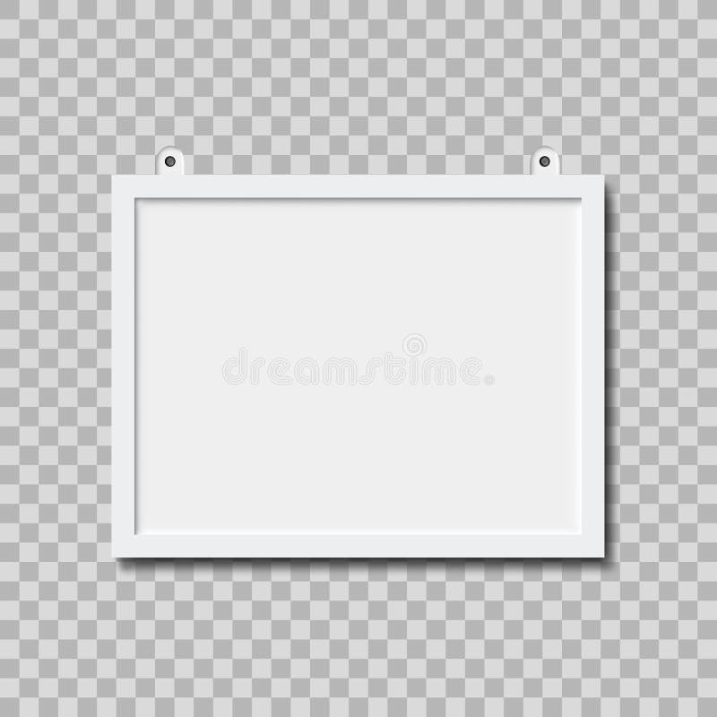 Realistic Landscape Photo Frame Template Stock Vector Illustration of