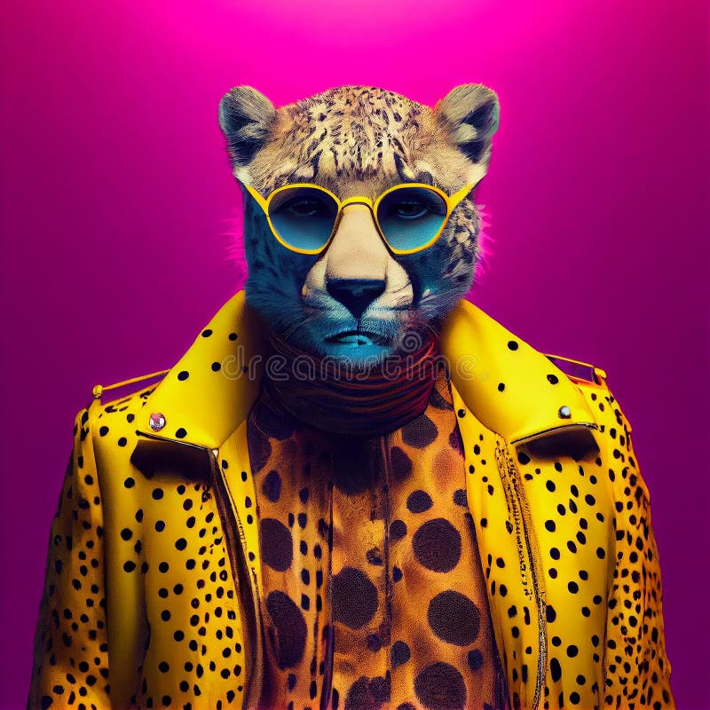 Cheetah Mask — Original Paintings