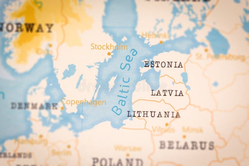 world map baltic sea