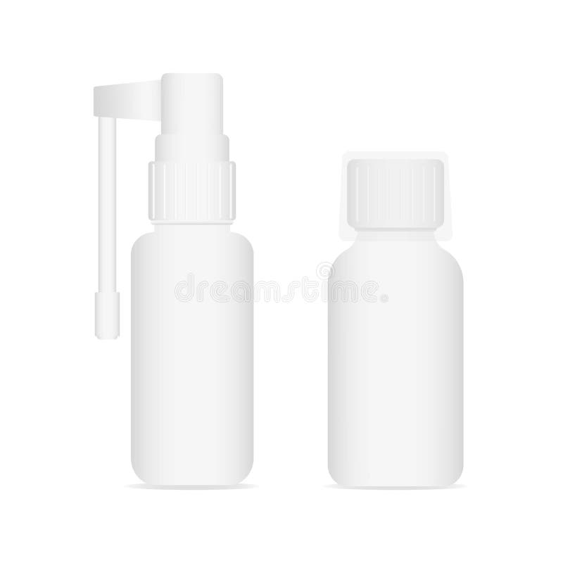 Realistic medical bottles stock vector. Illustration of healthcare