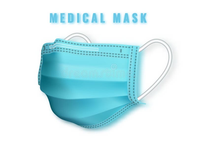 Download Realistic Medical Face Mask. Details 3d Medical Mask ...
