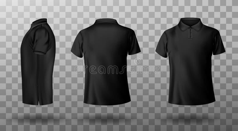 Download Realistic Polo Shirt Men Women Set. White Blank Classic ...