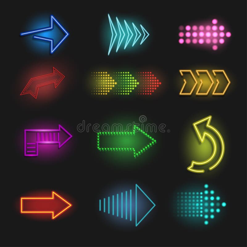 Green Neon Laser Glow Simple Stylish Cursors