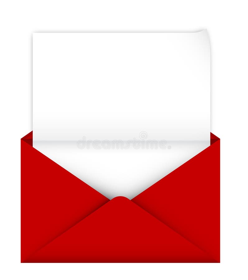 inside envelope address template