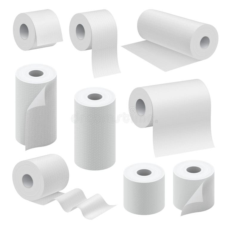 Empty Toilet Paper Roll Stock Illustrations – 866 Empty Toilet Paper ...