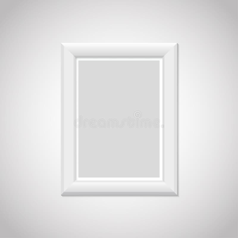 Realistic picture frame with shadow. Vector illustration vector illustration Realistic picture frame with shadow. Vector illustration vector illustration