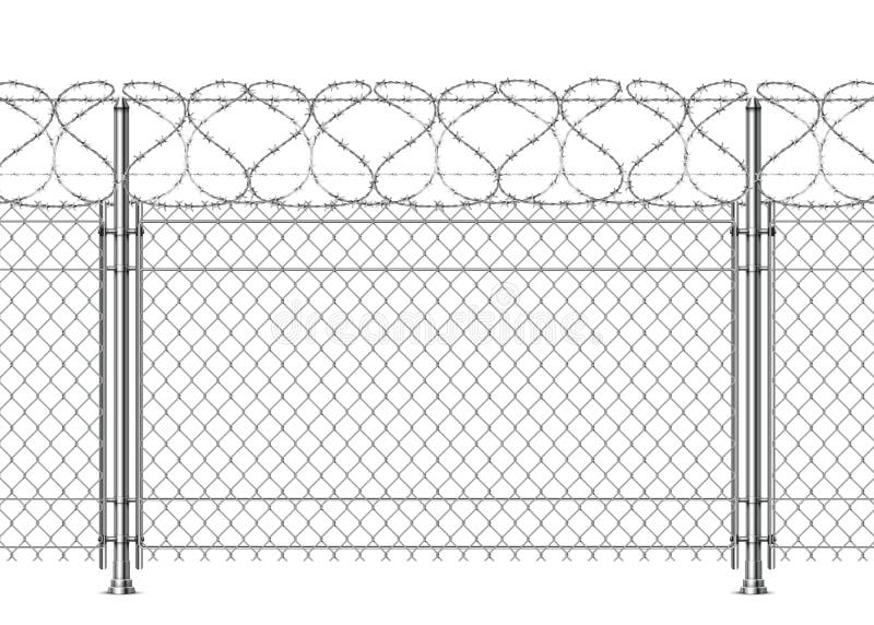Realistic Prison Metal Bars Isolated on Transparent Background. Iron