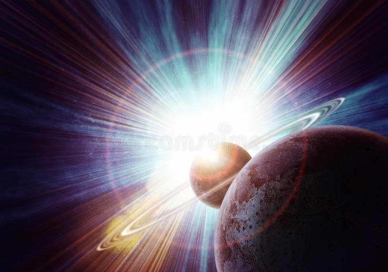 Realistic saturn vector illustration