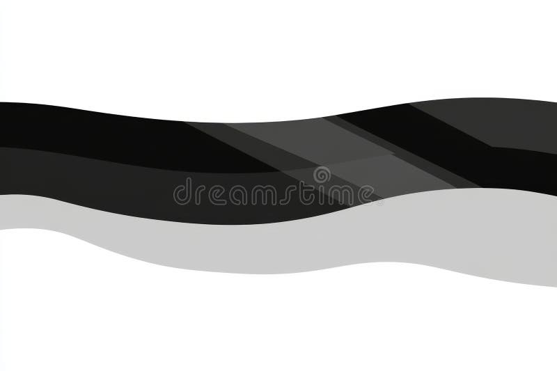 A realistic shadow effect is isolated on a transparent background with a blur shade overlay for design purposes stock illustration