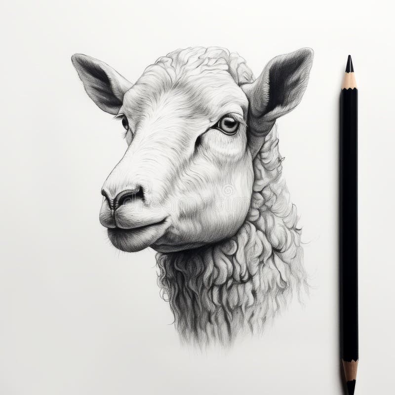 Norwegian Wild Sheep Drawing by Iren Faerevaag - Pixels