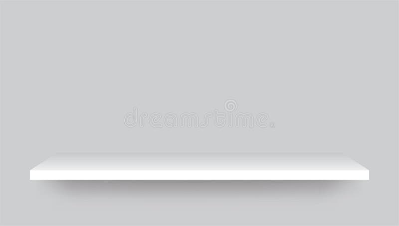 Download Realistic Shelf Empty Store Shelves For Product White Shelf Mockup With Shadow Stock Vector Stock Illustration Illustration Of Business Metal 157333309