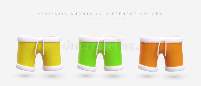 https://thumbs.dreamstime.com/b/realistic-shorts-different-colors-short-trousers-adjustable-drawstring-waist-sports-modern-unisex-clothing-set-isolated-284219597.jpg