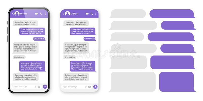 Chat Screen Stock Illustrations 44 487 Chat Screen Stock Illustrations Vectors Clipart Dreamstime