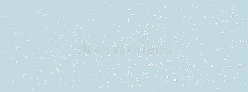 Realistic snow fall. royalty free illustration
