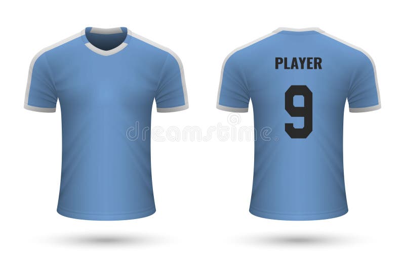 Uruguay soccer tshirt stock vector. Illustration of shirt - 144542060