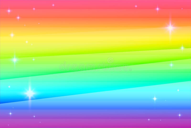 Realistic Spectrum Colour Rainbow, Rain Bow Texture Background vector illustration