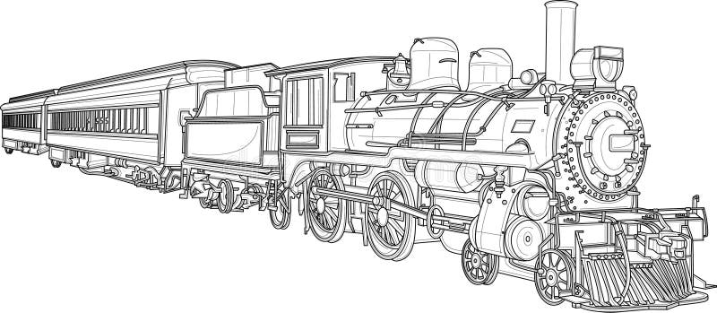 1,964 Steam Locomotive Sketch Images, Stock Photos, 3D objects, & Vectors |  Shutterstock