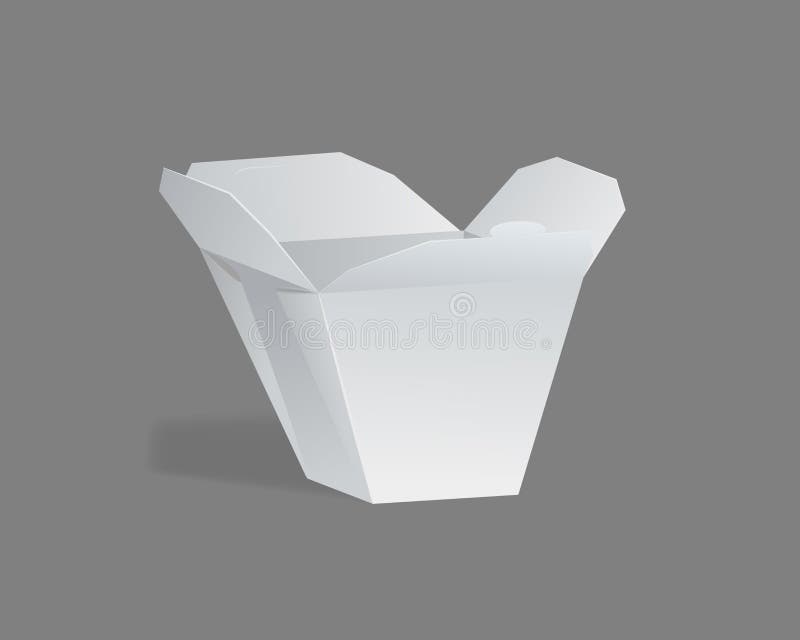 Realistic template, mockup of gift paper packaging, box square shape. royalty free illustration Realistic template, mockup of gift paper packaging, box square shape. royalty free illustration