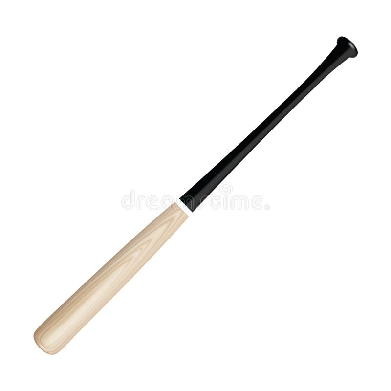Realistic Vector Baseball Bat Stock Illustration Illustration of design, league 120182084