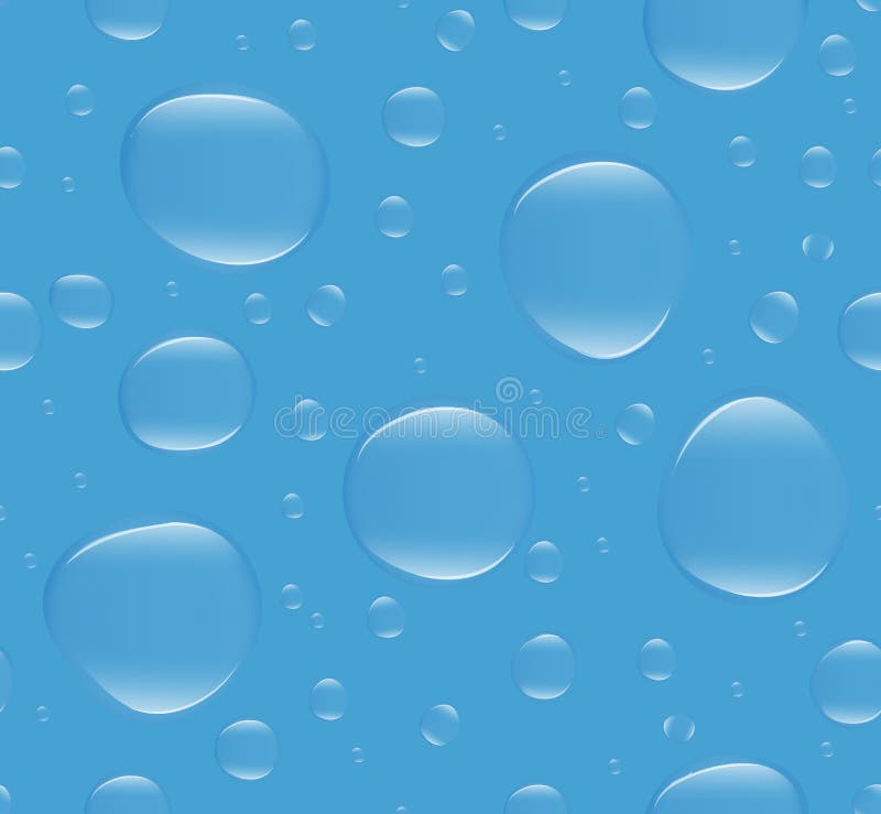Realistic Water Bubbles Seamless Pattern, Endless Background. Soap ...