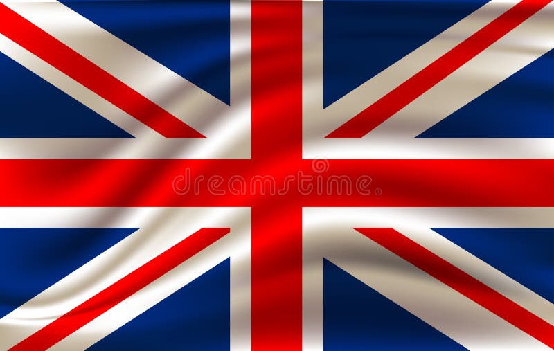 Realistic Waving Flag Of The Waving Flag Of United Kingdom High