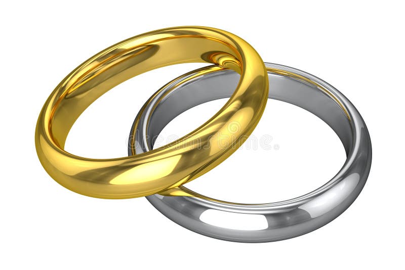 realistic wedding rings yellow white gold isolated transparent background additional format available png 32566752