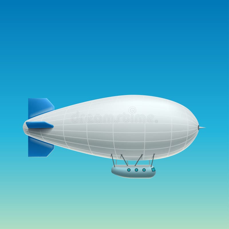 Download Zeppelin Side View Stock Illustration Illustration Of Generated 79916693