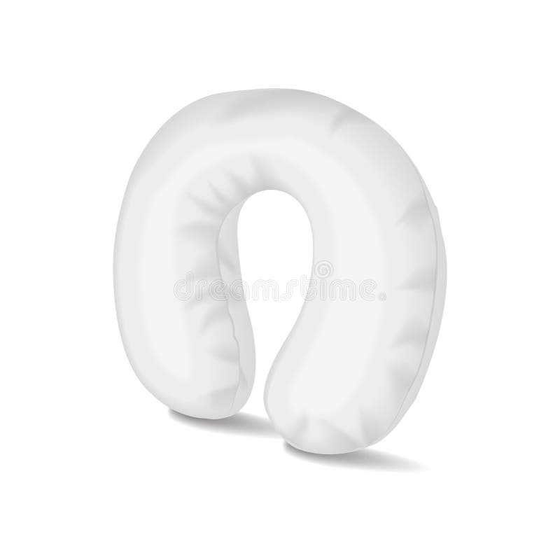 white neck pillow