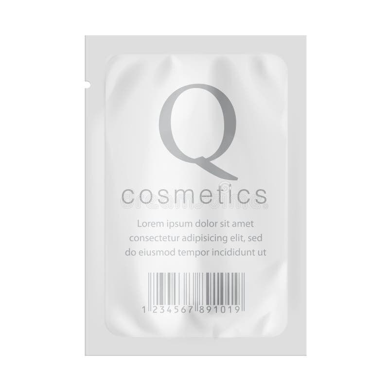 Realistic White template Packaging stock illustration Realistic White template Packaging stock illustration