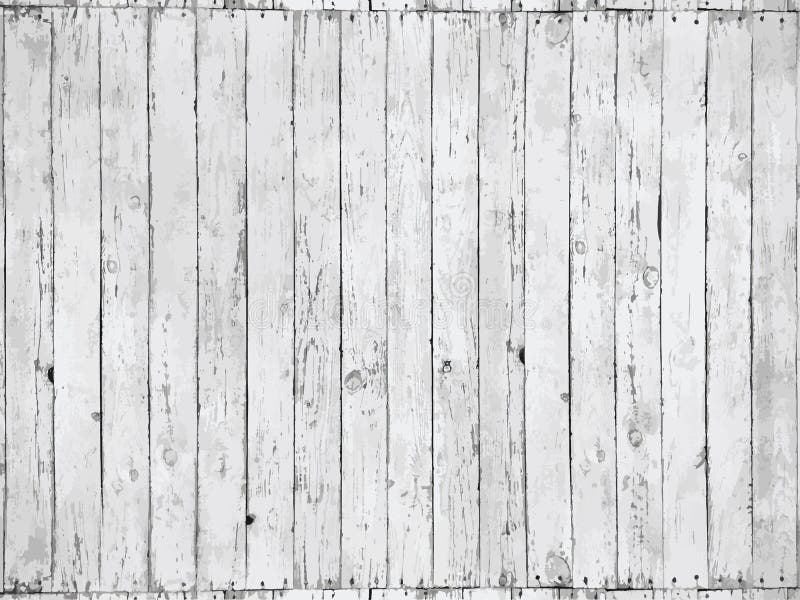 Realistic white wooden cutting. Natural wood background, table, or floor surface. Realistic wood texture vector illustration.