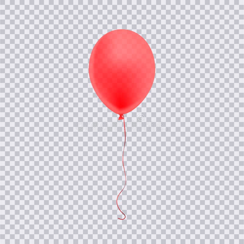 Realistischer roter Ballon lokalisiert auf transparentem Hintergrund Auch im corel abgehobenen Betrag lizenzfreie abbildung Realistischer roter Ballon lokalisiert auf transparentem Hintergrund Auch im corel abgehobenen Betrag lizenzfreie abbildung