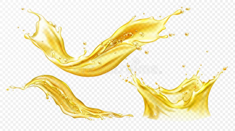 Realistisches Injizieren des Vektors von Saft oder des gelben Wasser vektor abbildung