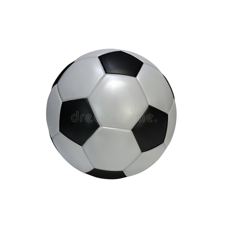 Realistisk fotbollboll som isoleras på vit bakgrund svartvit klassisk läderfotbollboll vektor vektor illustrationer Realistisk fotbollboll som isoleras på vit bakgrund svartvit klassisk läderfotbollboll vektor vektor illustrationer