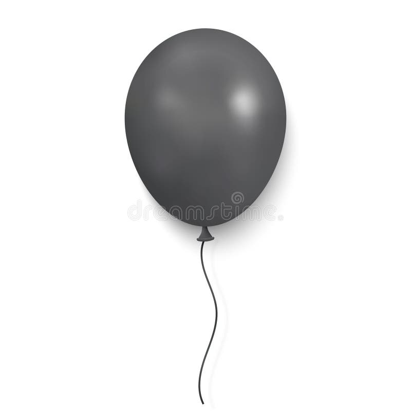 Realistisk glansig ballong royaltyfri illustrationer Realistisk glansig ballong royaltyfri illustrationer