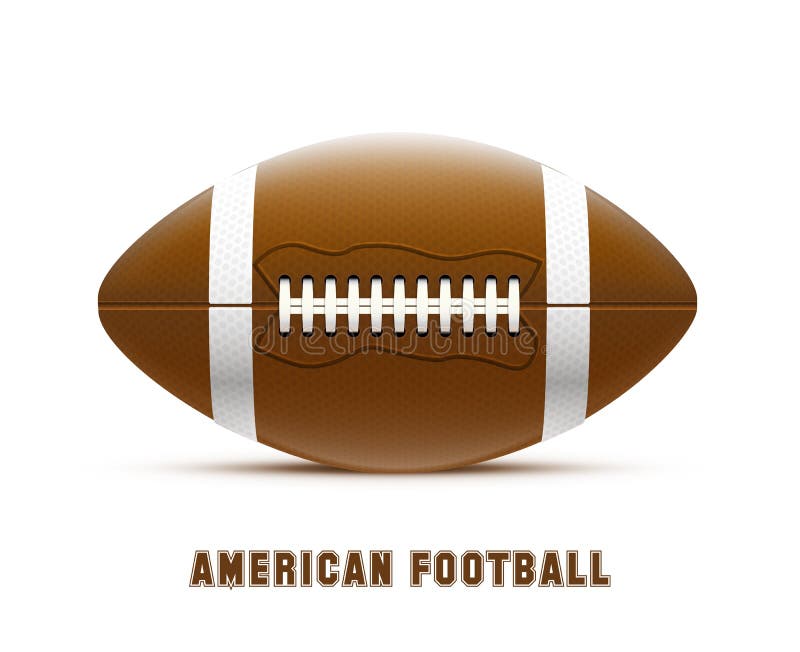 Realistiskt tema eps 10 för amerikansk fotboll stock illustrationer Realistiskt tema eps 10 för amerikansk fotboll stock illustrationer