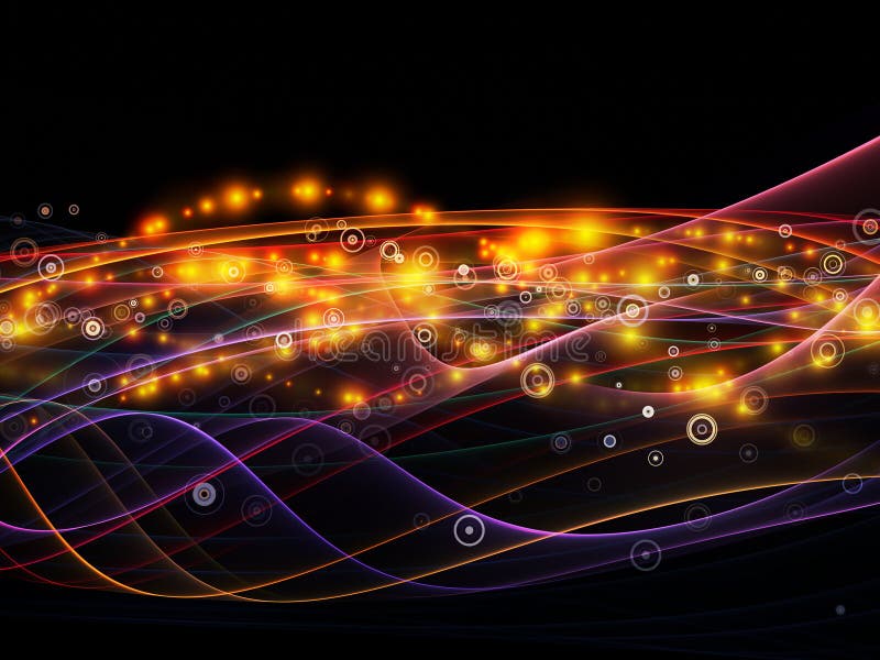 Realms of Dynamic Network stock illustration