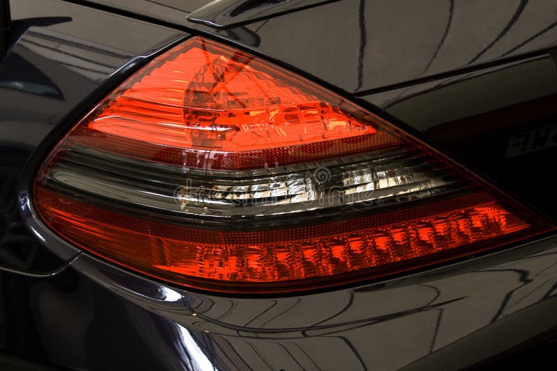 Rear brakelight stock image. Image of transportation, polish 5828179