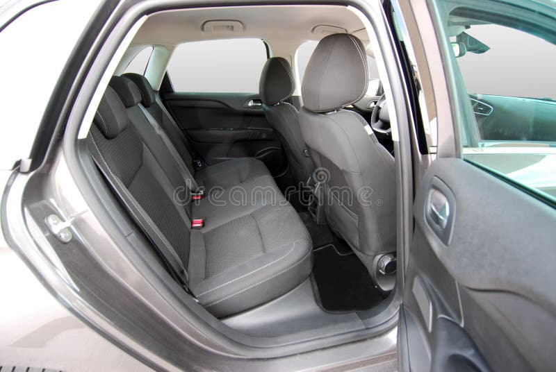 Rear car seat stock photo. Image of automobile, luxury 63197234