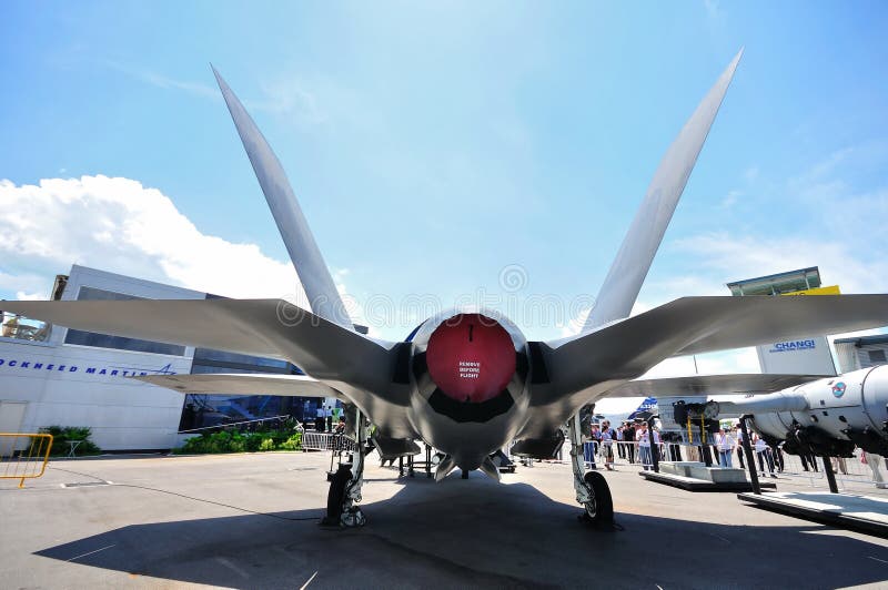 Rear of F-35 Joint Strike Fighter