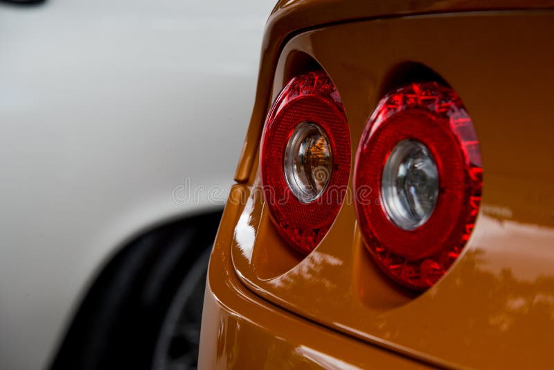 Rear lights stock image. Image of engine, sport, auto 87256895