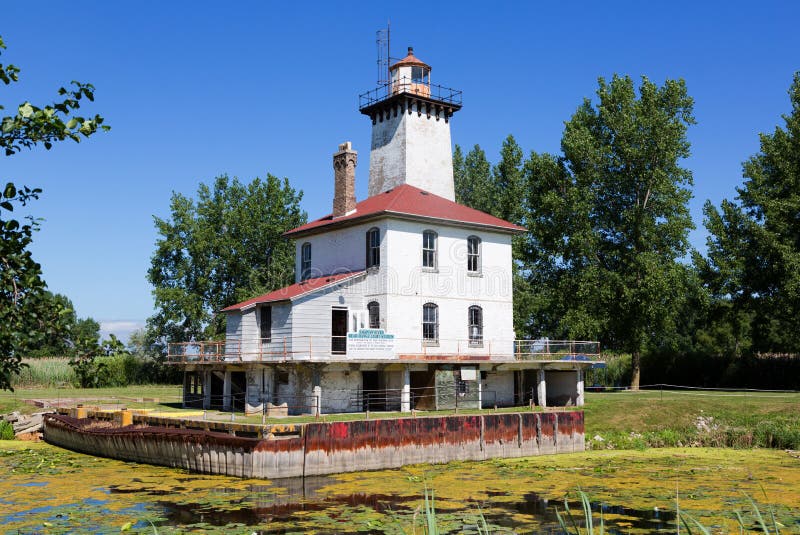 Rear Range Lighthouse Station on the Saginaw River