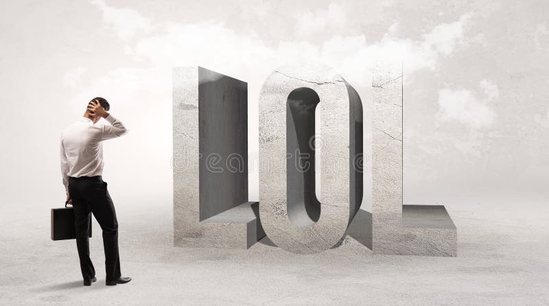 A Pretty Young Teen Happily Holding Rustic Alphabet Blocks With Her  Text-message Abbreviation: LOL (meaning Laughing Out Loud). On A White  Background. Stock Photo, Picture and Royalty Free Image. Image 26610107.