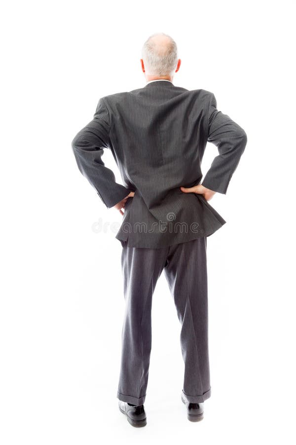 Businessman shot in studio isolated on a white background. Businessman shot in studio isolated on a white background