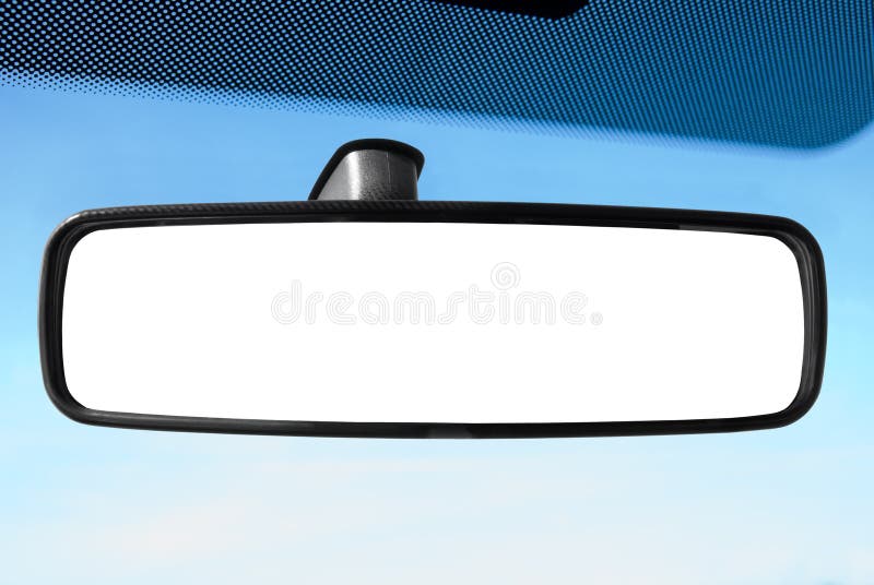 Rear view mirror royalty free stock image