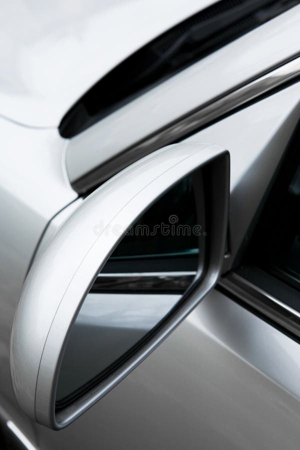 Left Side. Rear View Mirror Cover with Surround View 360 Degrees Camera. on  a White Premium SUV. Parked on the Street Stock Image - Image of equipment,  mirror: 147805131