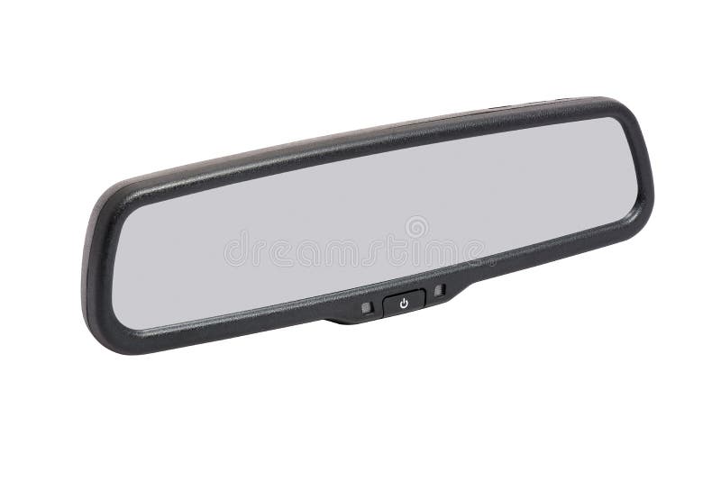 Rear View Mirror Closeup in Modern Car Stock Photo Image of design