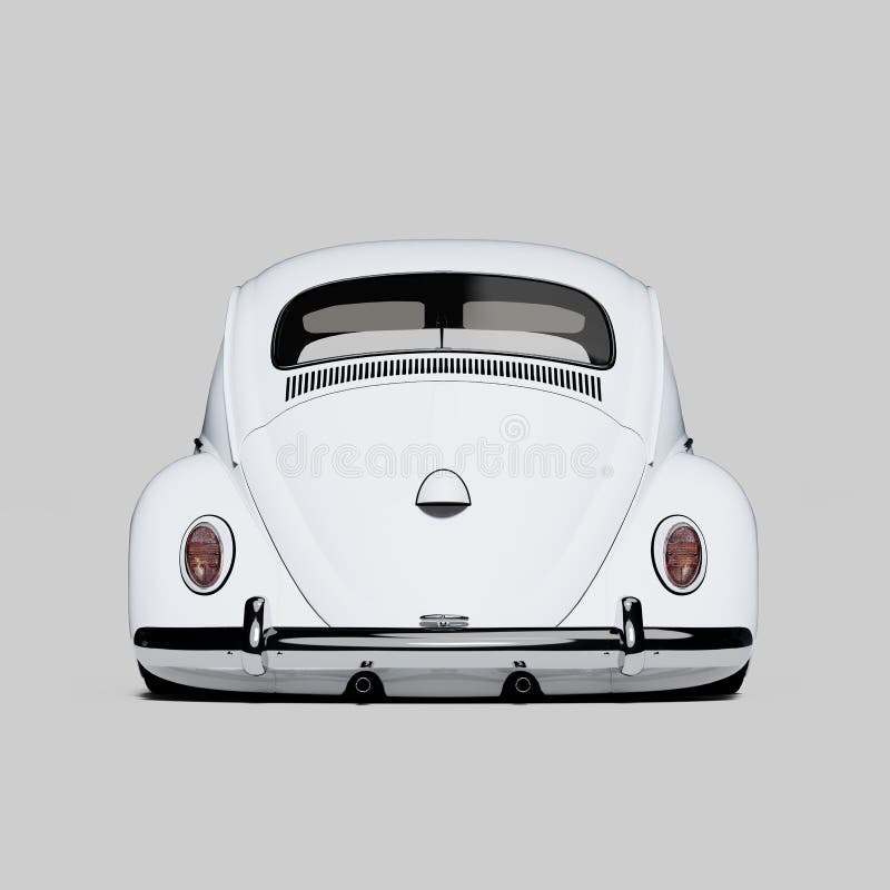 Volkswagen  Bug Bettle Front View Wall 