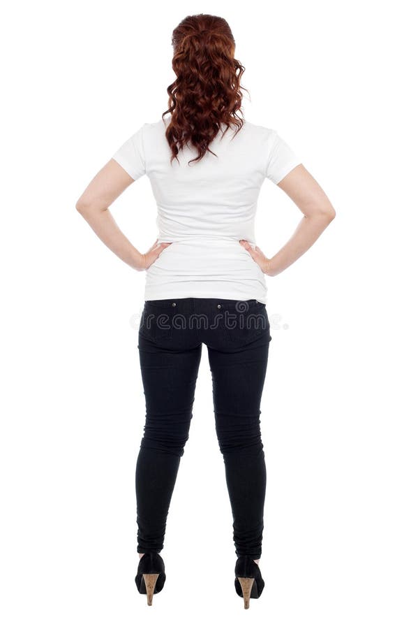 Rear View Of A Young Woman Royalty Free Stock Photography Image 26395217