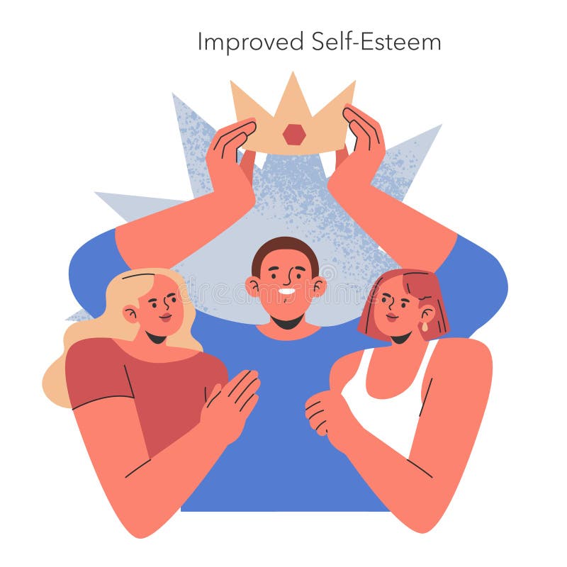 Reasons For Men Cheating. Flat royalty free illustration