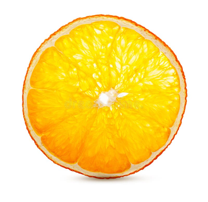 Rebanada anaranjada secada de la fruta